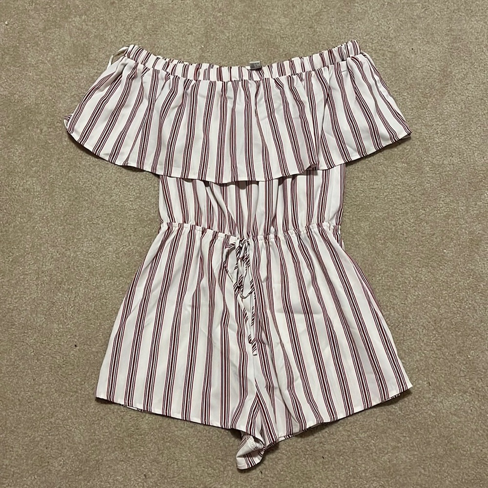 Pinstripe romper